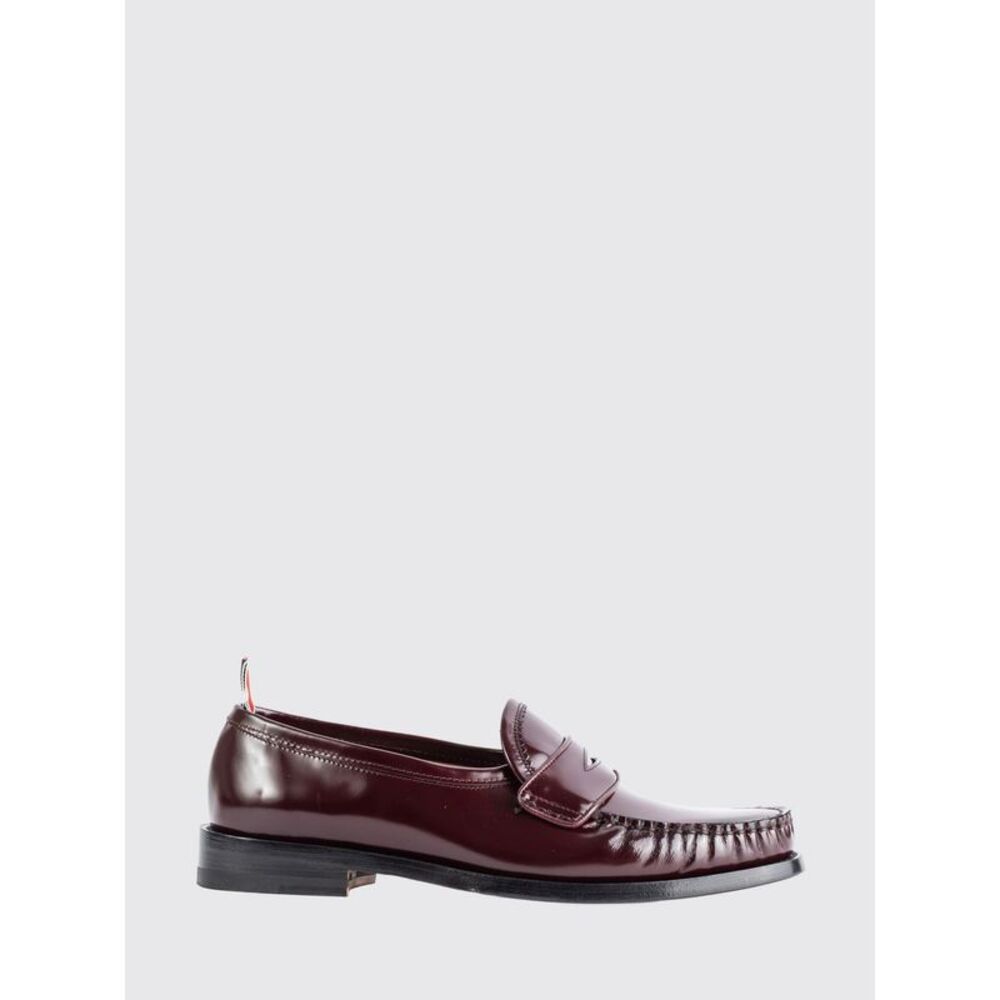 Thom Browne Women Penny Loafers Thom Browne In Calfskin With Tricolor Flag